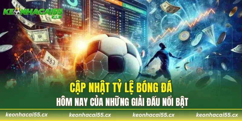 Cập nhật tỷ lệ kèo bóng đá hôm nay của những giải đấu nổi bật