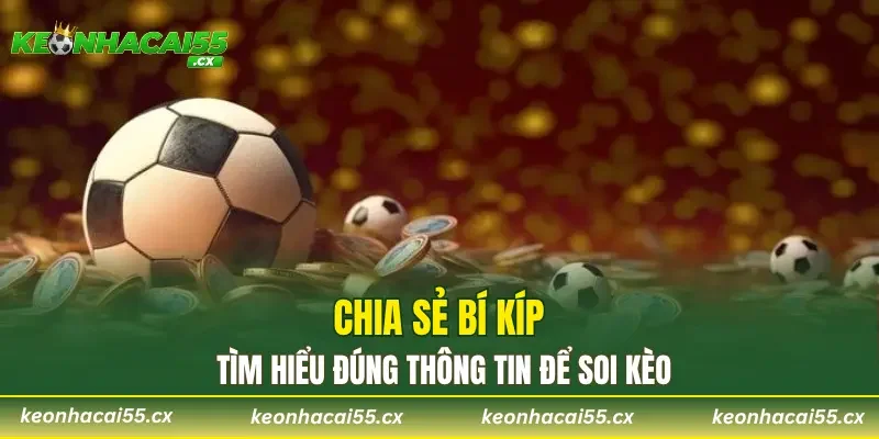Chia sẻ bí kíp tìm hiểu đúng thông tin để soi kèo