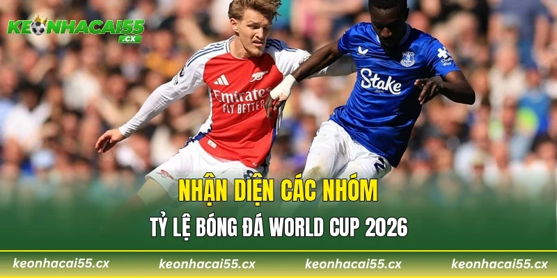 Nhận diện các nhóm tỷ lệ bóng đá World Cup 2026