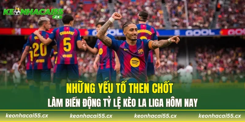 Những yếu tố then chốt làm biến động tỷ lệ kèo La Liga hôm nay